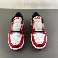 Low Top Sneakers, White Red Colorway, Lace Up Design, Casual Gift for Sneaker Fans