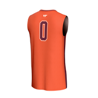 #0 Virginia Tech Hokies Collegiate Basketball Fashion Jersey - Orange