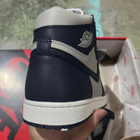 High Top Sneakers, Navy Blue Colorway, Lace Up Design, Casual Gift for Sneaker Fans