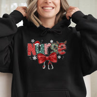 Festive Stethoscope Bow Sweatshirt, Christmas Nurse Hoodie, RN Nursing Student Holiday Hoodie, Adorable Medical Pullover, Christmas Nurse Present