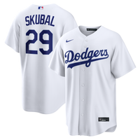 Los Angeles Dodgers Tarik Skubal White Home Replica Jersey