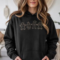 Adorable Christmas Baking Hoodie, Gingerbread Cookies Hoodie, Holiday Baker Cookie Hoodie, Festive Winter Sweatshirt, Xmas Present for Cook