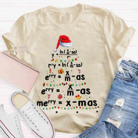 Humorous Science Math Holiday Shirt, Geometry Math Teacher Christmas T-Shirt, Pi Tree Graphic Tee, STEM Educator Xmas Season Present