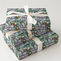 French Quarter Holiday Gift Wrap, New Orleans Christmas Wrapping Paper, Southern Architecture Wrapping Paper, Festive NOLA Holiday Gift Wrap