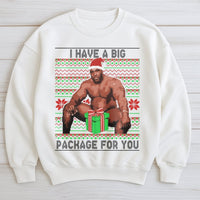Humorous Meme Holiday Sweatshirt, Ugly Christmas Sweatshirt, Retro Xmas Party Crewneck, Humorous Christmas Sweatshirt, Unisex Holiday Present