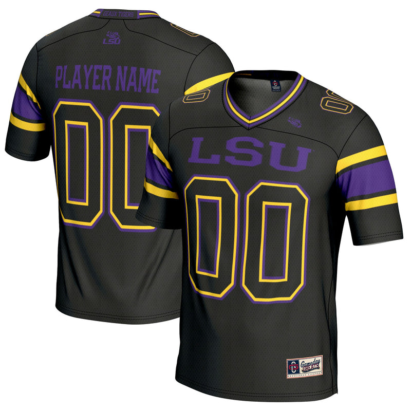 LSU Tigers NIL Pick-A-Player Football Jersey - Black