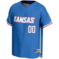 Kansas Jayhawks NIL Pick-A-Player Lightweight Baseball Jersey - Royal