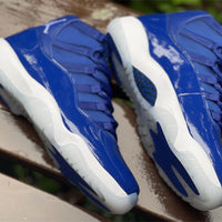 Sneakers, Midnight Blue Colorway, Lace Up Design, Casual Gift for Sneaker Fans