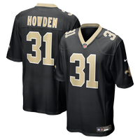 New Orleans Saints Jordan Howden Black Team Game Jersey