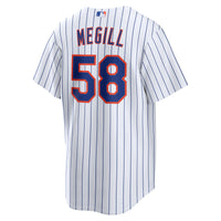 New York Mets Tylor Megill White Home Replica Jersey