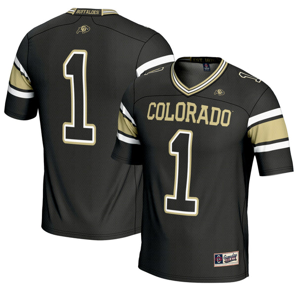 #1 Colorado Buffaloes Endzone Football Jersey - Black
