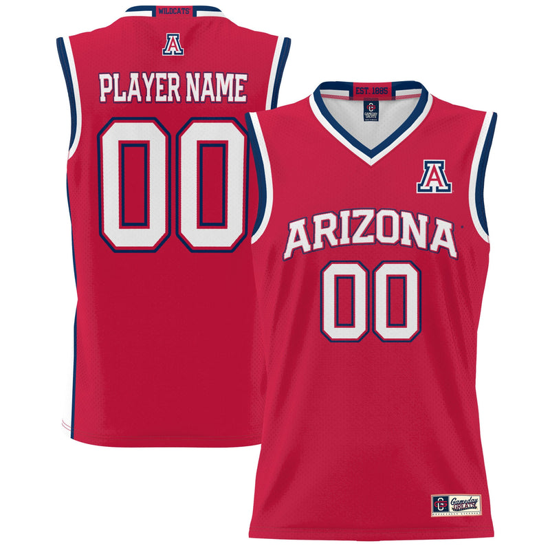 Arizona Wildcats NIL Pick-A-Player Basketball Jersey - Red
