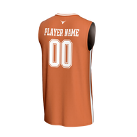 Texas Longhorns NIL Pick-A-Player Lightweight Basketball Fashion Jersey - Burnt Orange