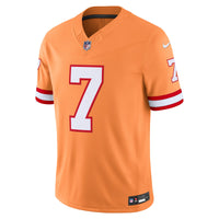Tampa Bay Buccaneers Bucky Irving Creamsicle Alternate Stitched Limited Jersey
