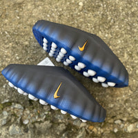 Slides, Blue Black Colorway, Slip On Design, Casual Gift for Shoe Lovers