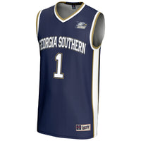 #1 Georgia Southern Eagles Lightweight Basketball Jersey - Blue