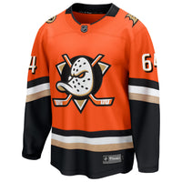 Anaheim Ducks Mikael Granlund Orange Home Breakaway Jersey
