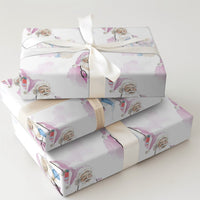 Nurse Healthcare Hero Gift Wrap, Doctor Santa Wrapping Paper, Medical Santa Claus Wrapping Paper, Hospital Worker Christmas Wrapping Paper