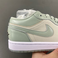 Low Top Sneakers, Green Colorway, Lace Up Design, Casual Gift for Sneaker Fans