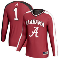 Alabama Crimson Tide #1 Lightweight Volleyball Fashion Jersey - Crimson