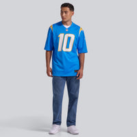 Los Angeles Chargers Justin Herbert Powder Blue Player Game Jersey