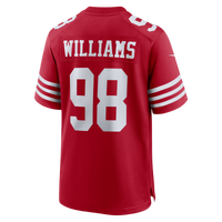 San Francisco 49ers Mykel Williams Scarlet Game Player Jersey