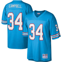 Houston Oilers Earl Campbell Light Blue Legacy Replica Jersey