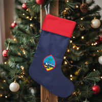 Chamorro Island Holiday Stocking, Personalized Guam Flag Christmas Stocking, Guam Islander Xmas Stocking, Custom Pacific Family Holiday Present