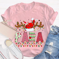 Santa Hat Holiday Paraeducator Tee, Paraprofessional Christmas Lights Shirt, Adorable Christmas SPED T-Shirt, School Staff Xmas Shirt