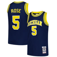Jalen Rose Navy Michigan Wolverines 1991/92 Swingman Jersey