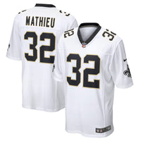 New Orleans Saints Tyrann Mathieu White Game Jersey