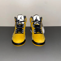 High Top Sneakers, Yellow Colorway, Lace Up Design, Casual Gift for Sneaker Fans