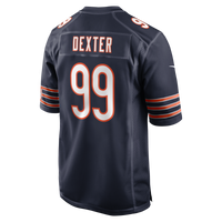 Chicago Bears Gervon Dexter Sr Navy Team Game Jersey
