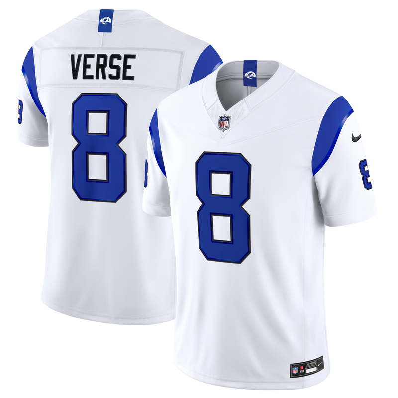 Los Angeles Rams Jared Verse White Alternate Fearsome White Stitched Limited Jersey