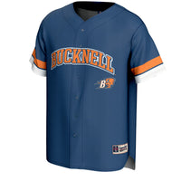 Bucknell Bison Spirit Baseball Jersey - Blue