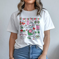 Humorous Eye Doctor Christmas Shirt, 12 Days of Optometry T-Shirt, Optician Holiday Tee, Ophthalmologist Graphic T-Shirt, Vision Clinic Present