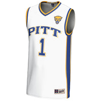 #1 Pitt Panthers Lightweight Basketball Jersey - White