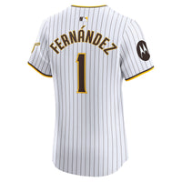 San Diego Padres Tony Fernández White Home Elite Sponsor Patch Player Jersey