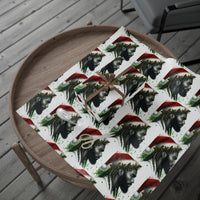 African American Santa Wrapping Paper, Black Santa Wrapping Paper, Christmas Gift Wrap Paper, Holiday Wrapping Paper Roll, Xmas Gift Wrap