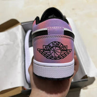 Mid Top Sneakers, White Black Pink Colorway, Lace Up Design, Casual Gift for Sneaker Fans