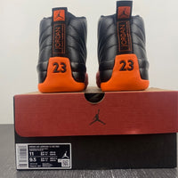 Sneakers, Black Orange Colorway, Casual Gift for Sneaker Fans