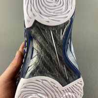 Low Top Sneakers, Blue Colorway, Lace Up Design, Casual Gift for Sneaker Fans