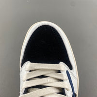 Low Top Sneakers, Blue White Black Colorway, Reverse Hook Design, Lace Up Design, Casual Gift for Sneaker Fans