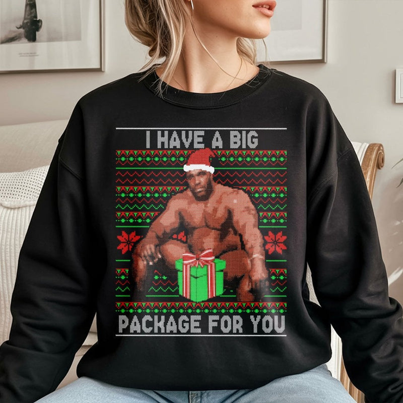 Humorous Meme Holiday Sweatshirt, Ugly Christmas Sweatshirt, Retro Xmas Party Crewneck, Humorous Christmas Sweatshirt, Unisex Holiday Present