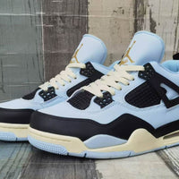 Low Top Sneakers, Blue Black Colorway, Lace Up Design, Casual Gift for Sneaker Fans