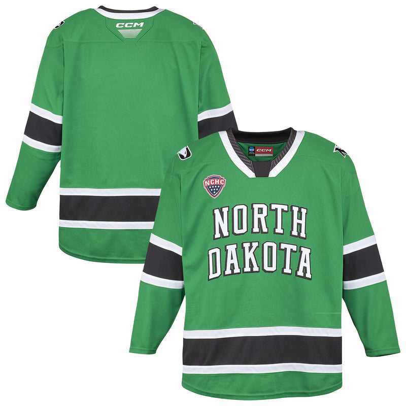 North Dakota Replica Hockey Jersey - Kelly Green