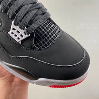 Mid Top Sneakers, Black Red Colorway, Lace Up Design, Casual Gift for Sneaker Fans