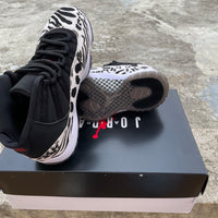 Sneakers, Black White Colorway, Cracked Pattern, Lace Up Design, Casual Gift for Sneaker Fans