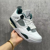 Mid Top Sneakers, Green Colorway, Lace Up Design, Casual Gift for Sneaker Fans
