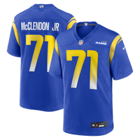 Los Angeles Rams Warren McClendon Jr. Royal Team Game Jersey